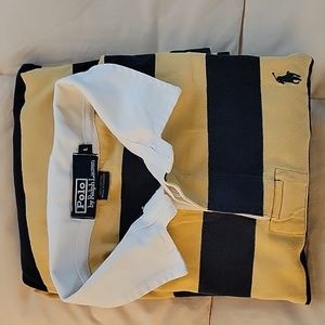 *Vintage* Polo by Ralph Lauren Men's Striped Rugby Long Sleeve Shirt
